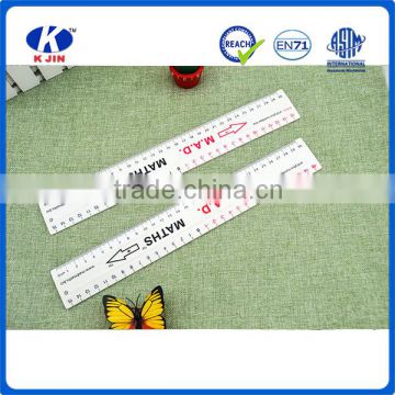 30cm school and office supplies funny ruler with double side scale