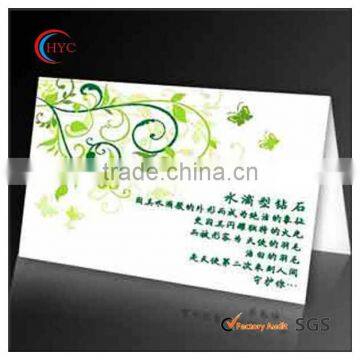 wholesale paper craft best wishes cards/gift cards