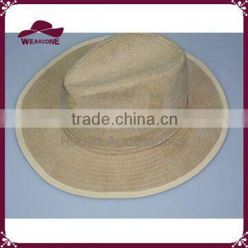 New design polyester fedora hat ladies panama hat