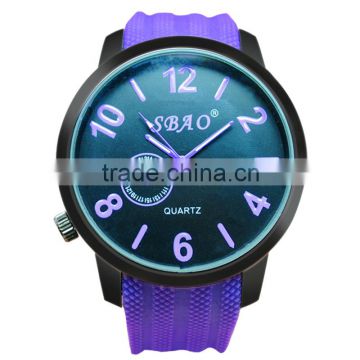 Hot New Products for 2015 Big Case Cheap Silicon Branded Watch