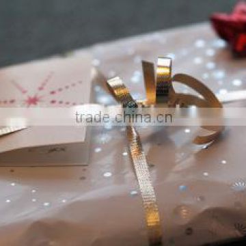 aluminum foil waterproof christmas gift wrapping paper