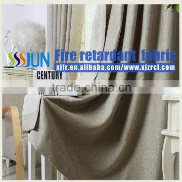 2015 New Style Flame Retardant Flax Curtain