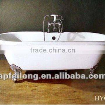 solid Classical Cast iron Enamel Bathtub HYQ-I-1