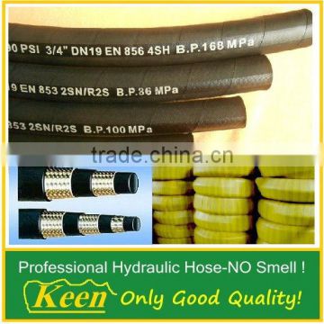 High Temperature Stainless Steel Rubber Hose=SAE10 R2 AT