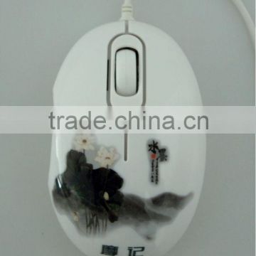 Chinese style optical wired mouse