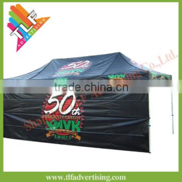 Heavy duty outdoor digital print hexagon 50mm aluminum easy up tent for advertising