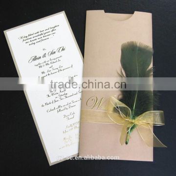 Custom invitation cards, fashionable wedding invitation cards, printed cards