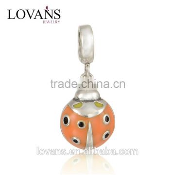 Latest Design 925 Sterling Silver Ladybird Bracelet Charms