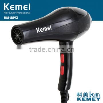 2015 hot sale kemei km 8892 950w salon Professional hair dryer
