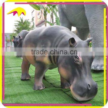 KANO0333 Exhibition Customized Vivid Life Size Amusement Park Hippo