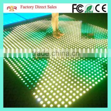 PC & Sub Control Disco DJ Wedding 64pcs SMD5050 RGB 3IN1 LED 8x8 Pixel Outdoor Waterproof Inductive LED Dance Floor