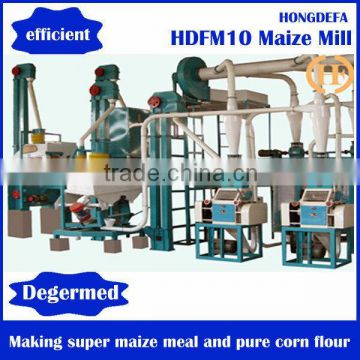 10 ton per day maize milling machine / corn flour mill machine