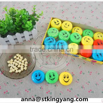 pressed candy with banana milk flavor,heart shape