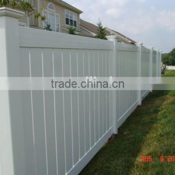 6'wide x 6' high White Vinyl Privacy Fence Panels/ cheap pvc fence, pvc paneles de la cerca portatil/ paineis de vedacao em pvc