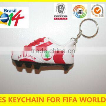 2014 brasil football world cup LEBANON soccer nike shoe keychain