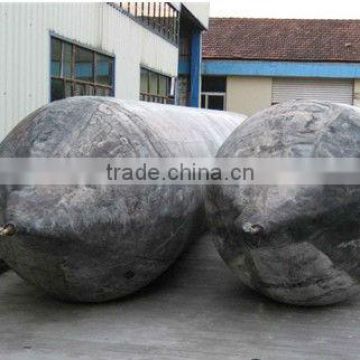Boat floating rubber launching airbags