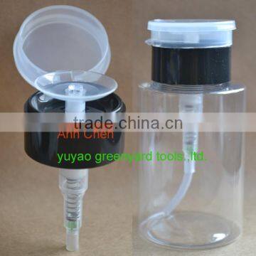 33/410 bottle cap dispenser lotion pump for nail polish remover or make up remover