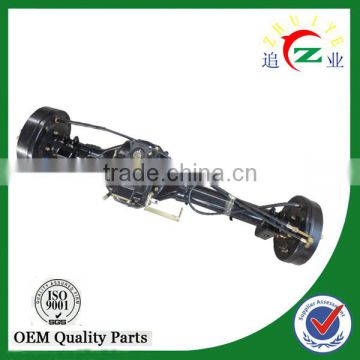 tricycle rear axle with 180mm diameter diff housing