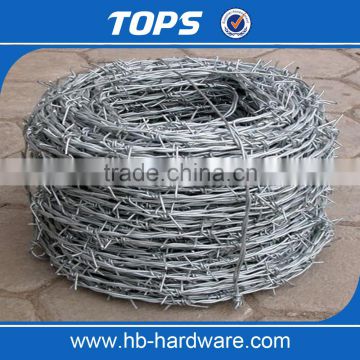 Razor barbed wire galvanized/China barbed wire