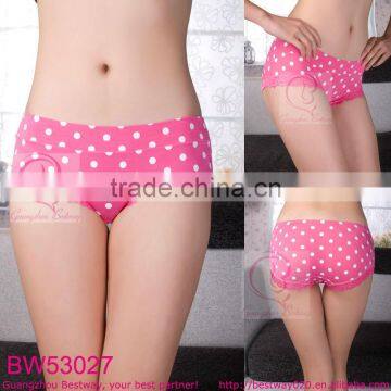 Pink overall polka dot underwear