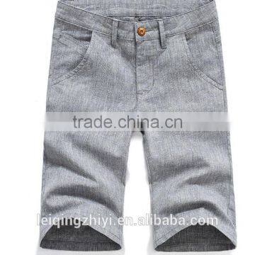 Hot 100% Cotton Cheap Light Color Casual Half Pants for Men