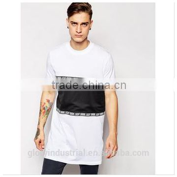 Super elongated longline t shirt with wholesale price