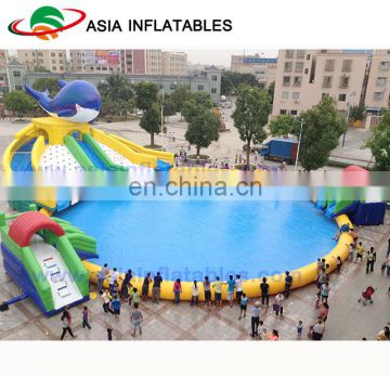 Summer Fish Inflatable Swimming Pool Inflatable Water Park Water Park Slide