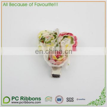 Wholesale Colorful Ribbon Flower Hair Clip For Kids