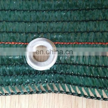 logo printed plastic shade net anti wind screen hdpe taped knitted woven shade cloth