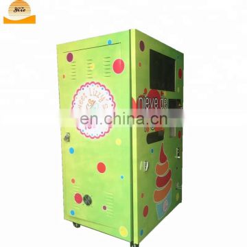Popular Automatic Touch Screen Soft Ice Cream Vending Machine