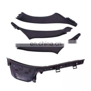 Black Door Handle Recessed Grip Switch Panel for BMW 5 Series F10 F11 Upgraded