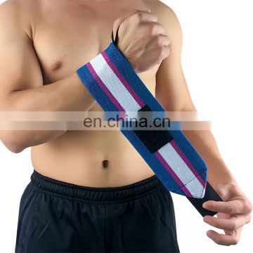 Hampool Heave Duty Weightlifting Fitness Multicolor Protector Gym Wrist Wraps