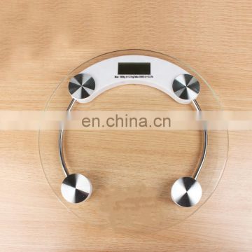 Smart Digital Display Tempered Glass Platform Panel Body Fat Weighting Scale