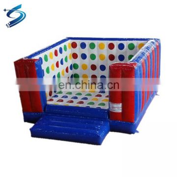 China manufacturer direct sale inflatable twister , Big and safe 3D inflatable twister game for kids adults