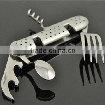 New design stainless steel outdoor folding spoon fork knife