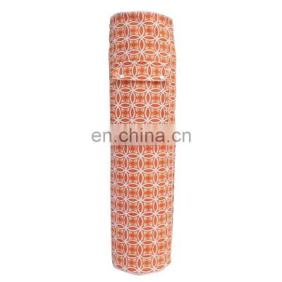 Best sale Saffron Printed Indian made top sale custom size yoga mat bag