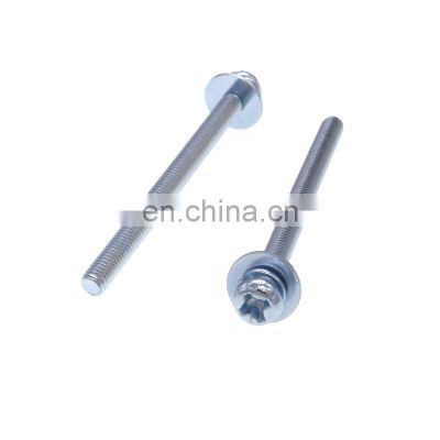 combination screw pan head screws with square washer M3.5* 8MM