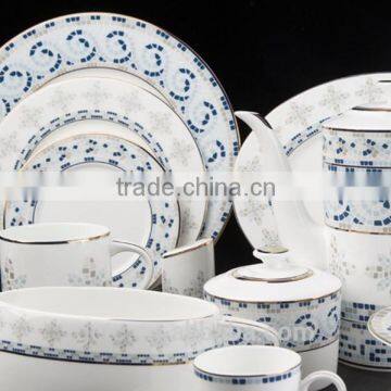 20pcs bone china dinnerware set with snows way