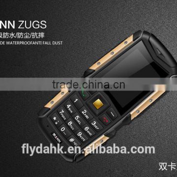 Cheaper origina mann zug s rugged wateproof dustproof shockproof mobile phone.