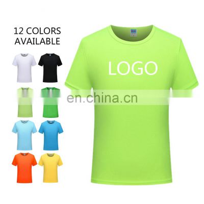 High Quality Cheap Blank Men's 100% Polyester Dry Fit Quick-drying Unisex T Shirts Sublimation Custom Printing With Logo T-shirt