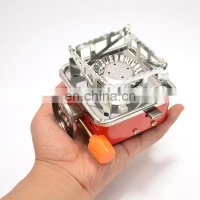 Portable Outdoor Mini Camping Gas Stovefor BBQ Picnic Cooking Survival Pocket Furnace Hiking Gas Stove