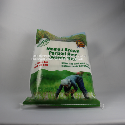 25 Kg 50 Kg Polypropylene Plastic White Rice Flour Packaging Bags