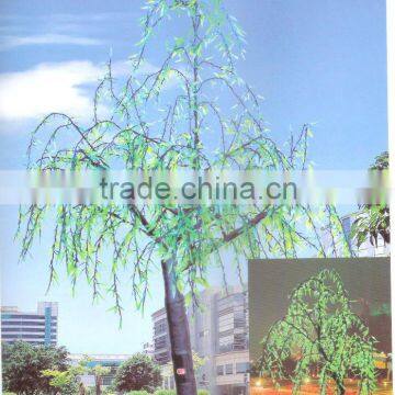 15ft high lighted willow tree white color