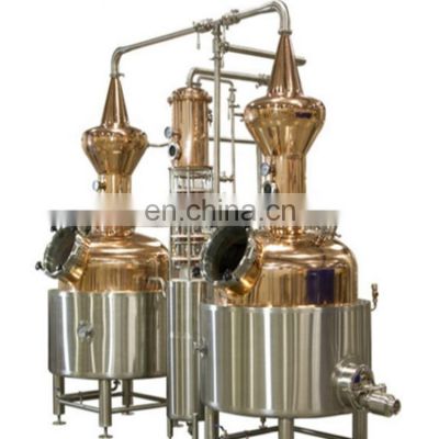 Industrial Vodka Distiller Automatic Alcohol Distiller Wine Making Red Copper Distiller Alcohol