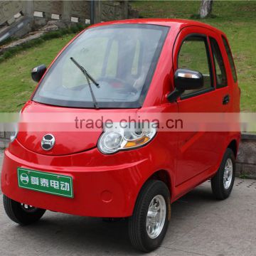 Chinese electric car mini in red