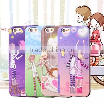 Cute korean case for iphone IML tech for sale