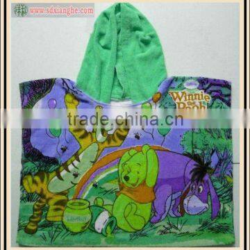 2012 new design baby hooded beach towel