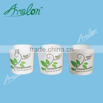 China Factory Compostable PLA Single Wall Cup for hot drink