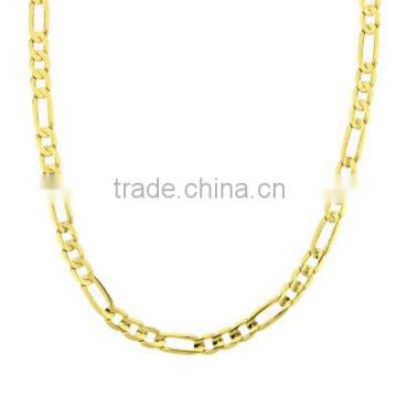 Men's 14k Gold Figaro Chain Necklace