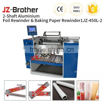 Easy Adjusting Manual Exchanging Baking Paper Rewinder Machine